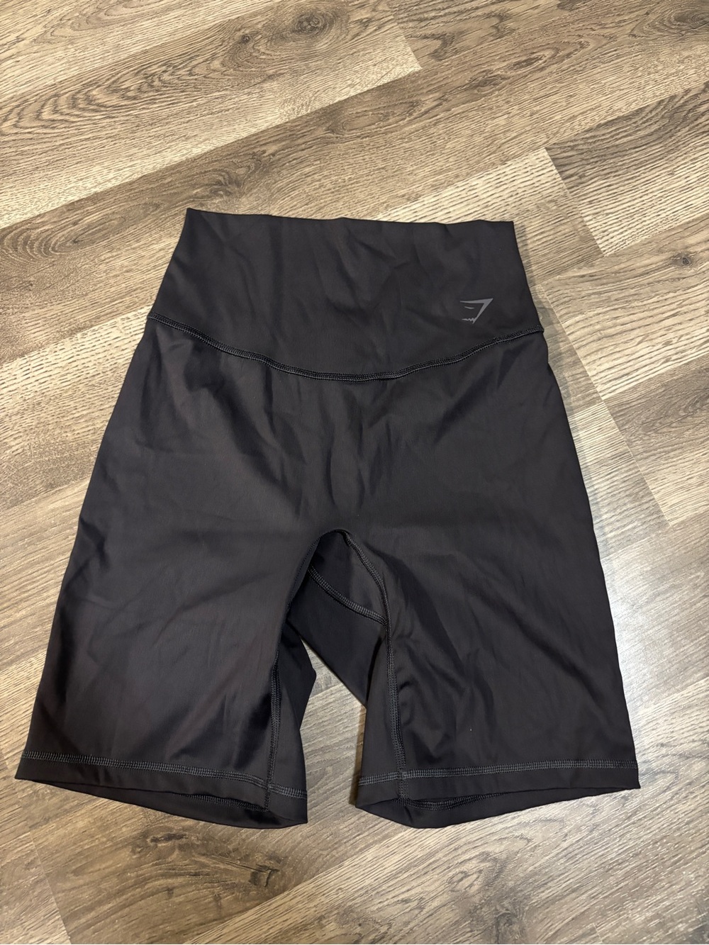 Gymshark Black High-Waisted Bike Shorts